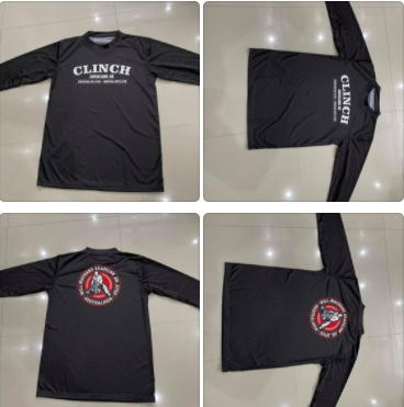 Black Rashies (Long Sleeve) - Clinch BJJ & MMA